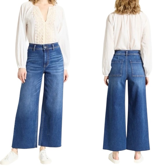 Oat New York Denim - OAT New‎ York Wide Leg High Rise Jeans